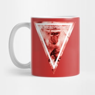 Vervet Monkey Travel Sticker Mug